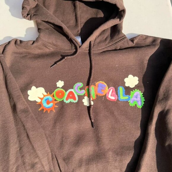 Coachella 2023 Brown Hoodie - Picture 3 of 6